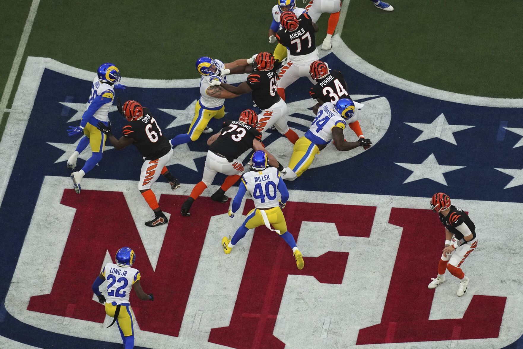 Rams Bengals Super Bowl Football